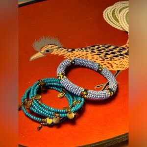Beaded bracelet set